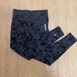 Gym Shark Camo Adapt Leggings Size M